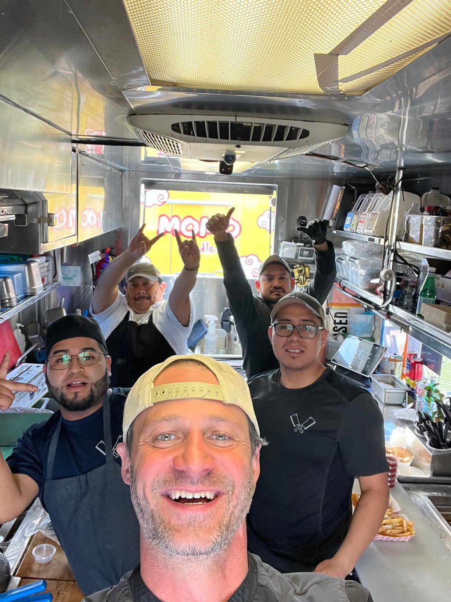 Executive Chef Martin Damyan with the UpperCut food truck crew — San Francisco