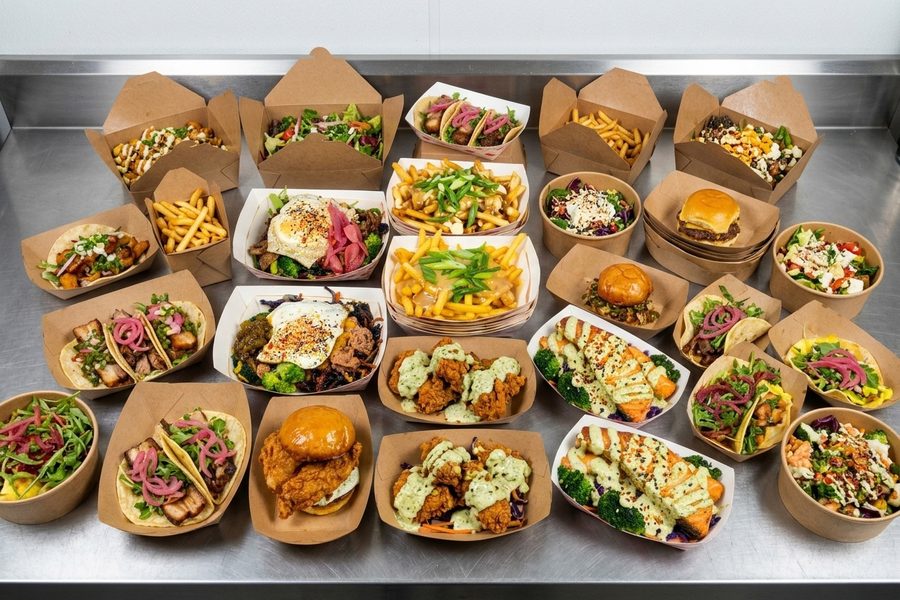 UpperCut restaurant artistic branch pendant lighting — unique dining atmosphere Forest Hill SF